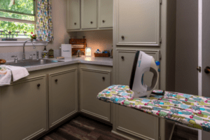 Image of Laundry Room at HarBet Lodge Hotel in Alvin Texas